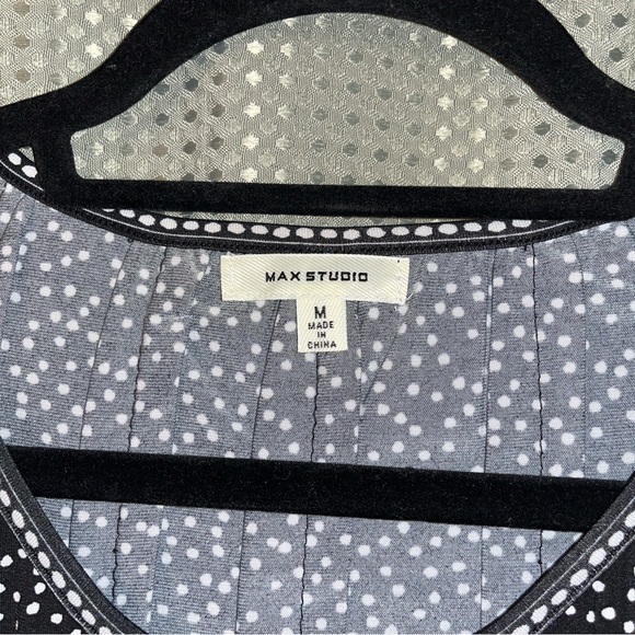 MAX Studio Empire Waist 3/4 Sleeve Dress SZ M - Picture 3 of 6